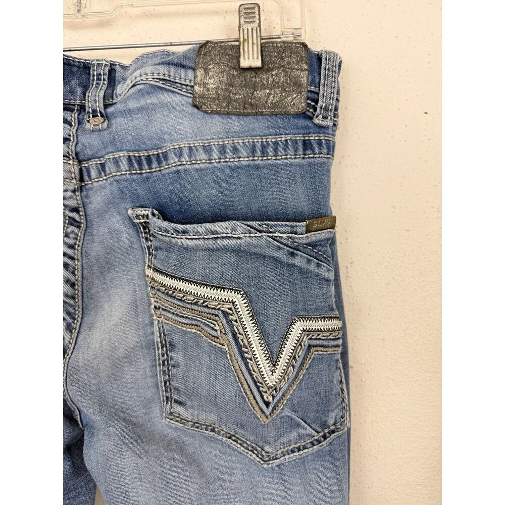 Salvage SLVG Buckle Havoc Straight Slim Fit Jeans Mens Sz 34S (Actual 32x29)